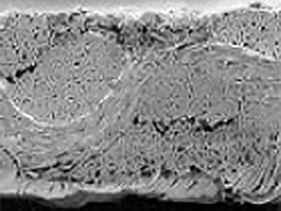 AZURTEX PP 微粒子捕集用ろ布 断面の画像